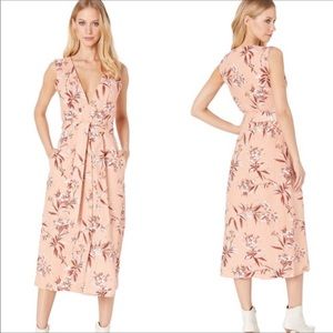 NWT Joie Ethelda Linen Floral Midi Dress